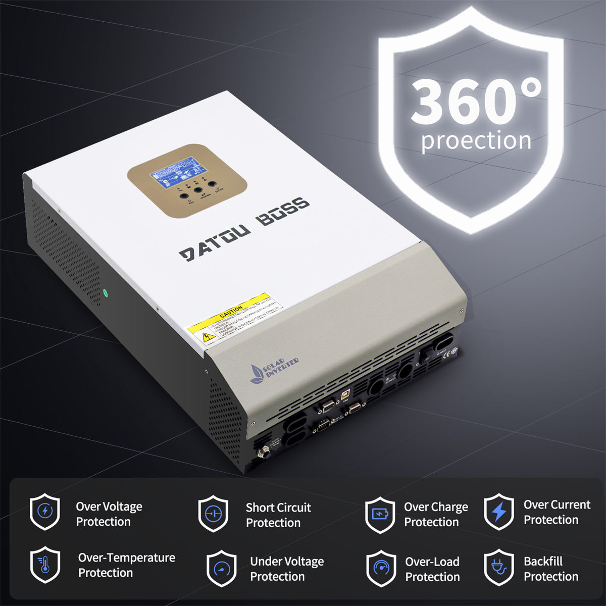 DATOUBOSS Rechargeable Lifepo4 Batteries Voltage Converters Inverter