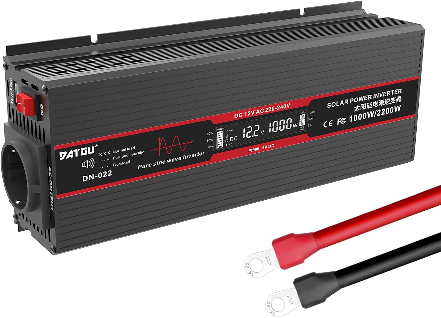 DATOUBOSS Rechargeable Lifepo4 Batteries Voltage Converters Inverter