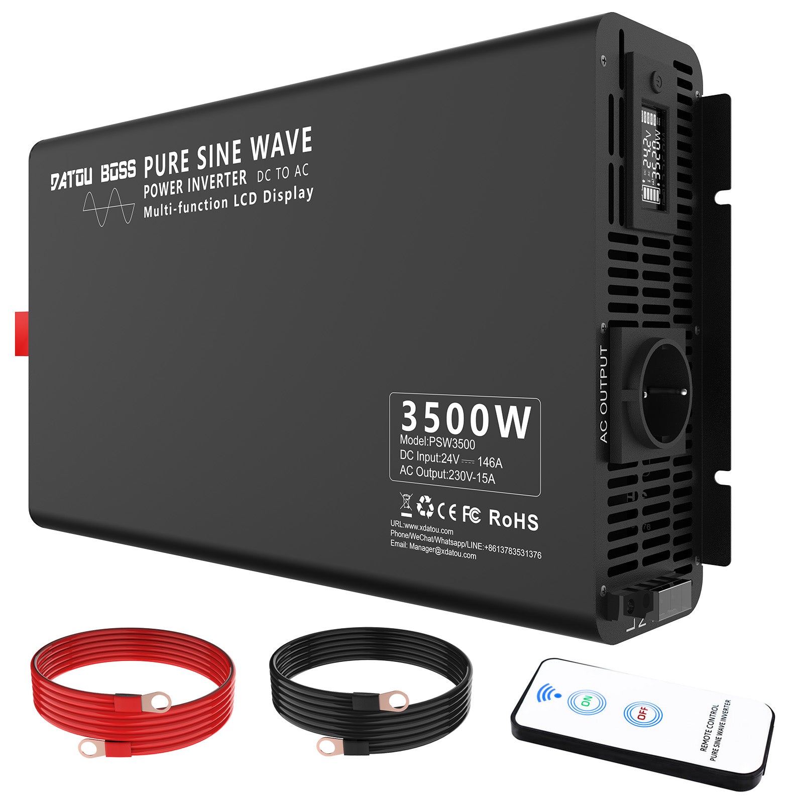 DATOUBOSS Rechargeable Lifepo4 Batteries Voltage Converters Inverter
