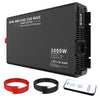 Datouboss 3000W Pure Sine Wave Inverter 12V to 220V with EU Socket Remote Control LCD Display for Cars Electrical Use