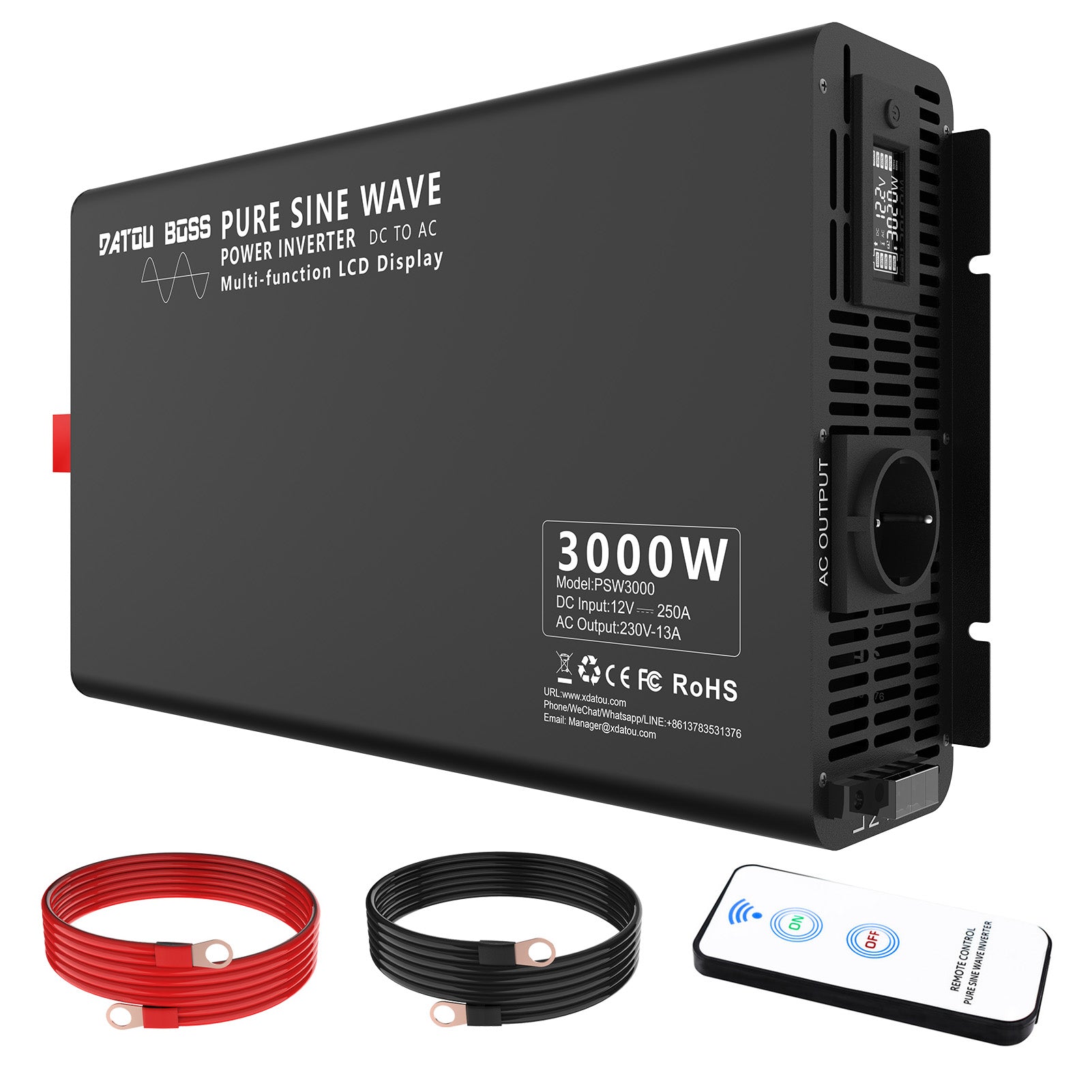 DATOUBOSS Rechargeable Lifepo4 Batteries Voltage Converters Inverter