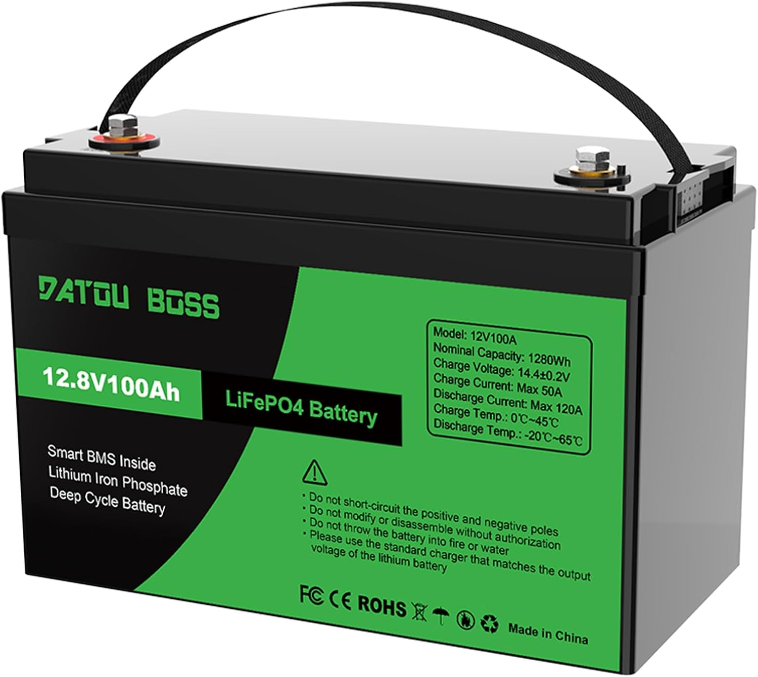 DATOUBOSS Rechargeable Lifepo4 Batteries Voltage Converters Inverter