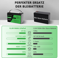 DATOUBOSS Rechargeable Lifepo4 Batteries Voltage Converters Inverter