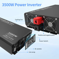 DATOUBOSS Rechargeable Lifepo4 Batteries Voltage Converters Inverter