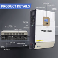 DATOUBOSS Rechargeable Lifepo4 Batteries Voltage Converters Inverter
