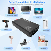 DATOUBOSS Rechargeable Lifepo4 Batteries Voltage Converters Inverter