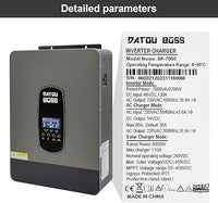 DATOUBOSS Rechargeable Lifepo4 Batteries Voltage Converters Inverter