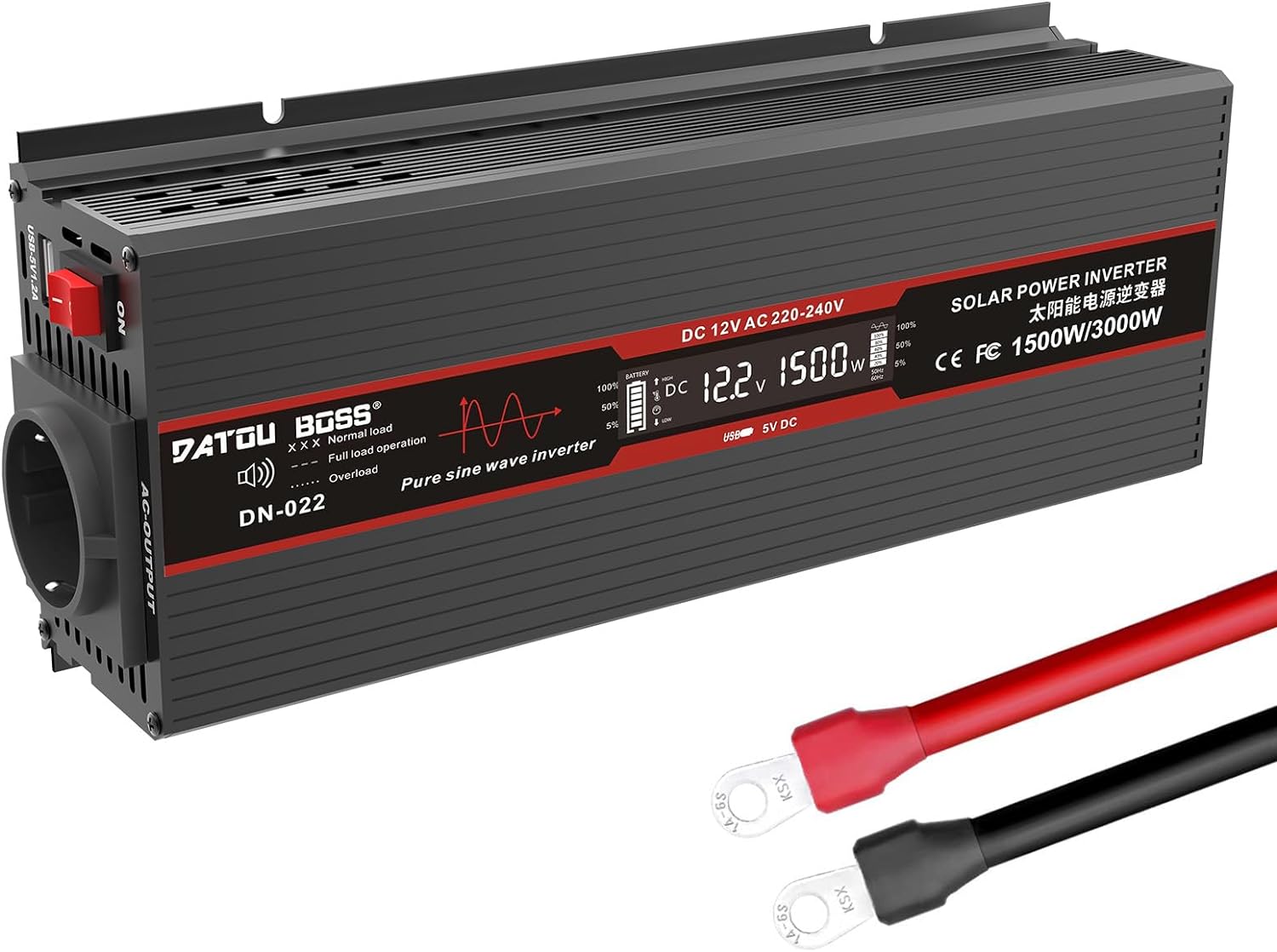 DATOUBOSS Rechargeable Lifepo4 Batteries Voltage Converters Inverter