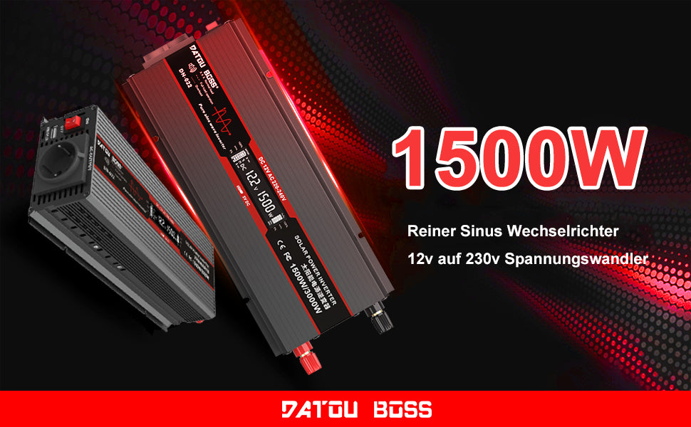 DATOUBOSS Rechargeable Lifepo4 Batteries Voltage Converters Inverter