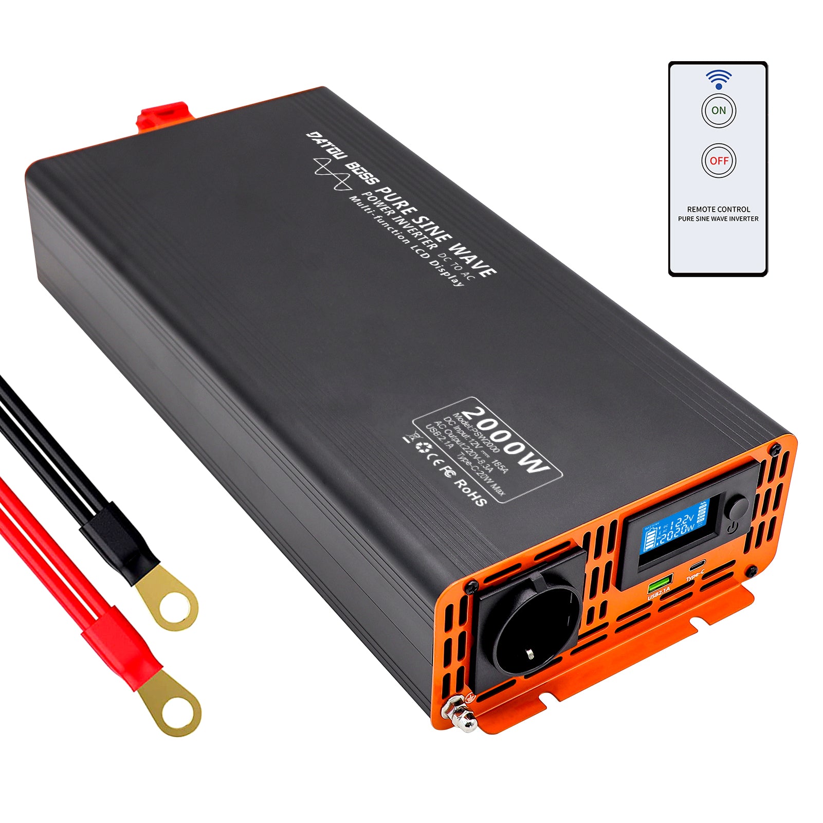 DATOUBOSS Rechargeable Lifepo4 Batteries Voltage Converters Inverter