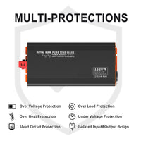 DATOUBOSS Rechargeable Lifepo4 Batteries Voltage Converters Inverter
