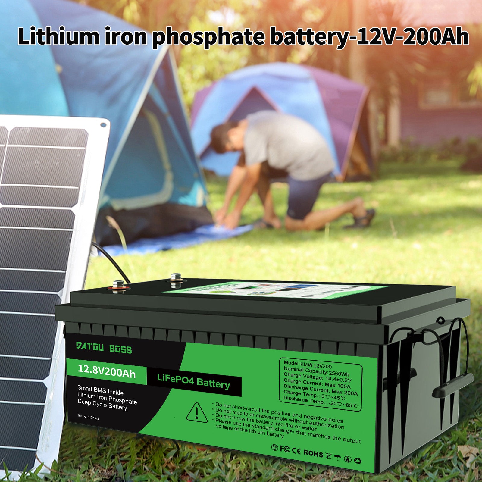 DATOUBOSS Rechargeable Lifepo4 Batteries Voltage Converters Inverter