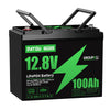 DATOUBOSS 12V 100Ah LiFePO4 Built-in 100A BMS Max 15000 cycles