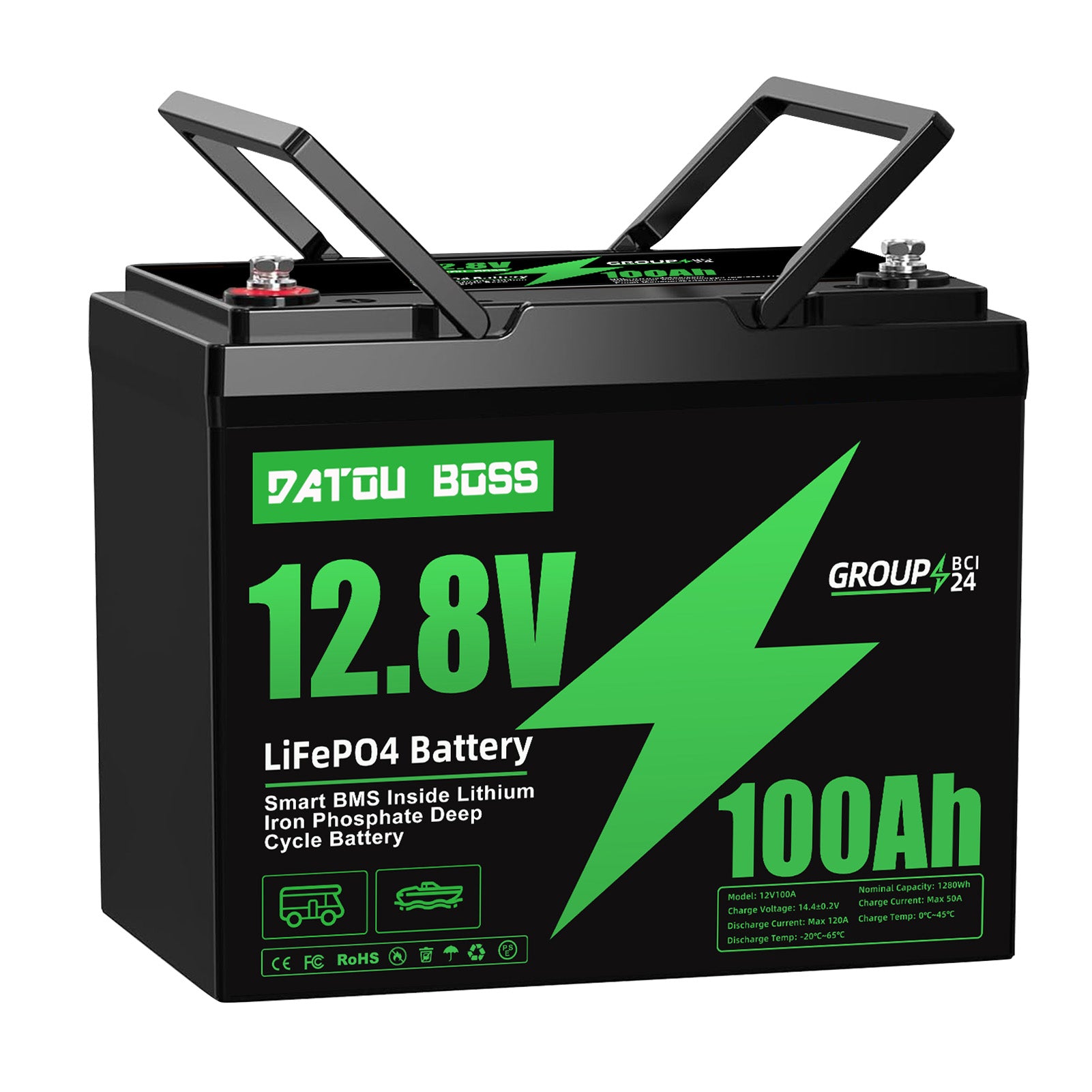 DATOUBOSS Rechargeable Lifepo4 Batteries Voltage Converters Inverter