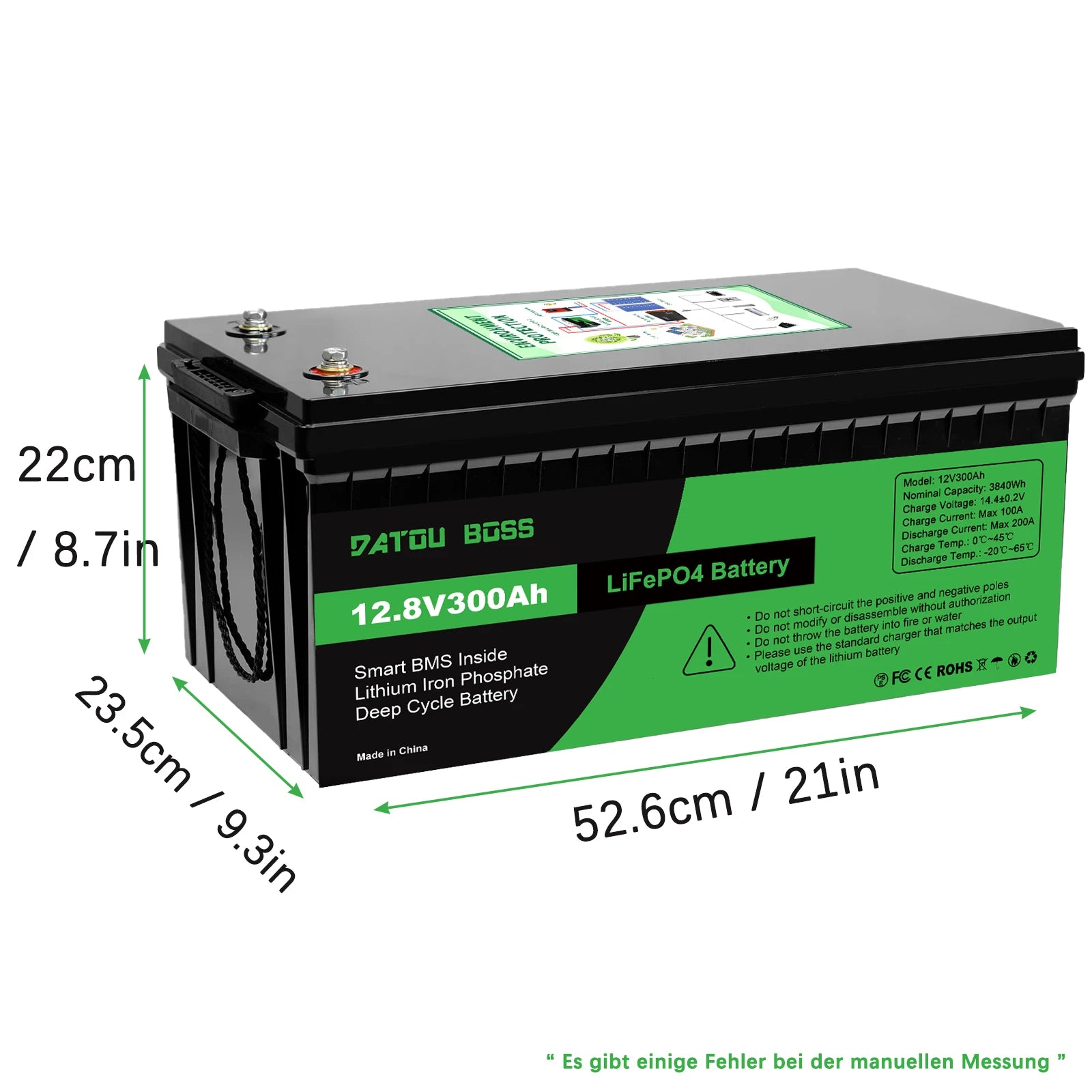 DATOUBOSS Rechargeable Lifepo4 Batteries Voltage Converters Inverter