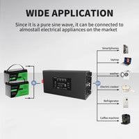 DATOUBOSS Rechargeable Lifepo4 Batteries Voltage Converters Inverter