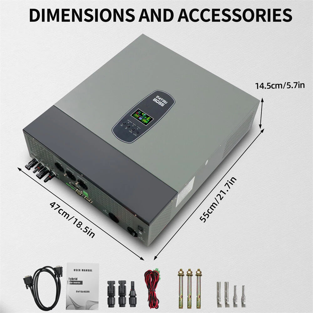 DATOUBOSS Rechargeable Lifepo4 Batteries Voltage Converters Inverter